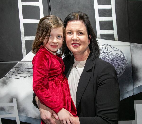 Attending were Megan and Amy Rice. Photo: John Power