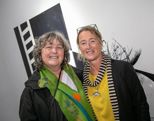 Attending were Ellie Durcan and Nora Boland, Acting Director, GOMA. Photo: John Power