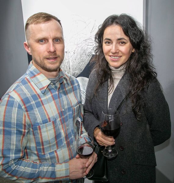 Attending were Artem Paniuta and Maryna Artinkhova. Photo: John Power