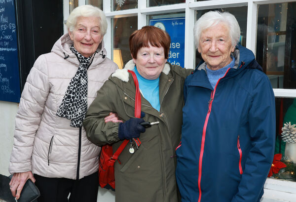  Betty, Josie and Alice, at O'Shea's Hotel for the Tramore Hospice Support Christmas coffee morning.