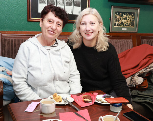  Natalia and Lana, at O'Shea's Hotel for the Tramore Hospice Support Christmas coffee morning.
