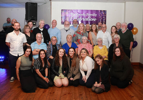  Members of the Coady family at the Coady Family Reunion at the Mount Sion Centre.