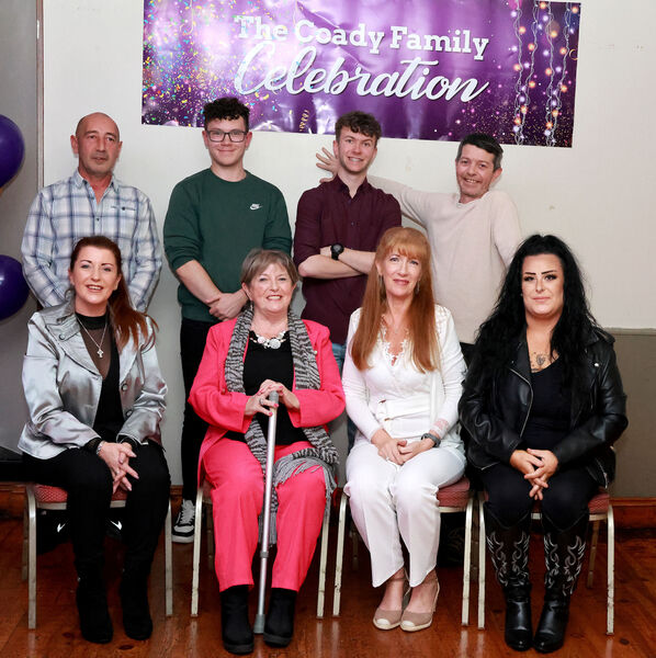  Members of the Coady family, Ard na Greine, at the Coady Family Reunion at the Mount Sion Centre.