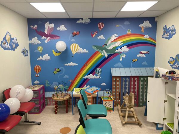 The new children's outpatient unit at UHW