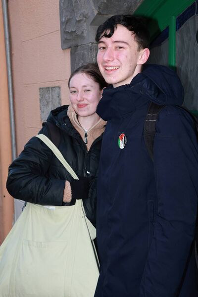 Mya Doyle and Ed Whelan. Photo: Joe Evans Mya Doyle and Ed Whelan. Photo: Joe Evans