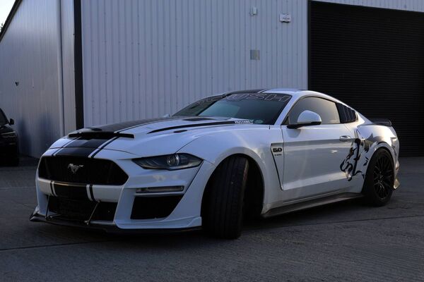 One of the exotic cars involved in the charity toy run