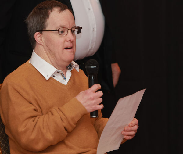  Michael, who performed in the Tramore and Waterford Arch Club, The X Factor at the Tower Hotel. Photo: Joe Evans