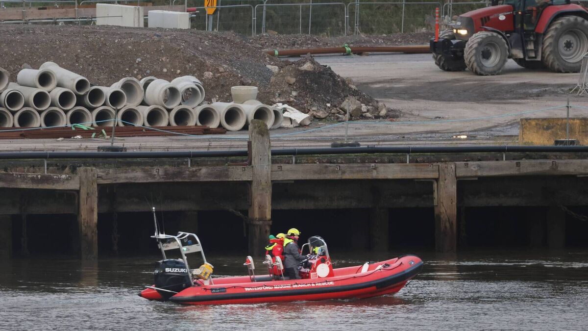 Waterford rescue patrol assists person during incident at the Rice Bridge