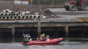 <p>Waterford Marine Search and rescue on the River Suir </p>