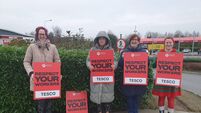 'Respect your Workers' - Protests take place at Tesco Ardkeen