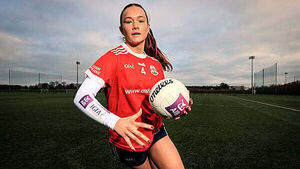 Niamh Divilly enjoying Kilkerrin-Cloberne's drive for four All-Ireland's