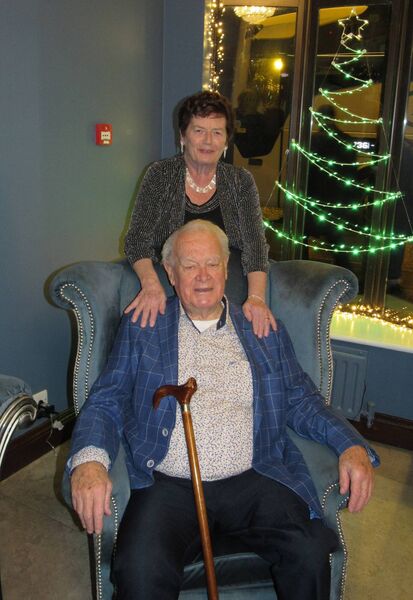  Marian and Tom Caulfield a picture-perfect couple, at the Circle of Friends Christmas Dinner Dance held in Dooley’s Hotel 
