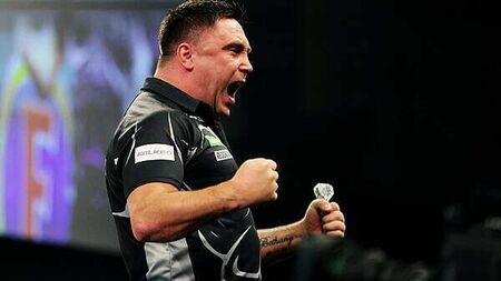 Gerwyn Price eases past Keane Barry to reach third round at Alexandra Palace