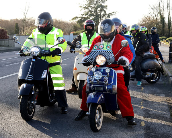  Pictured at the annual Only Fools on Scooters Toy Run.