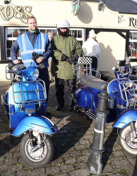  Baz and Mitch at the Toy Run for UHW.
