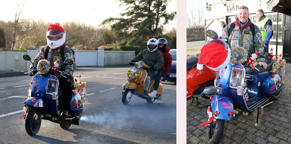  Lee won Best Scooter at the annual Only Fools on Scooters Toy Run for UHW.