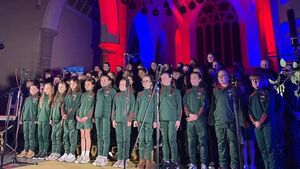 These Tramore pupils have been busy spreading Yuletide joy to their community