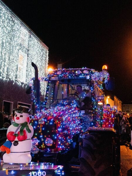One of the tractors decorated for the event. Photo: Jess-Marie Healy