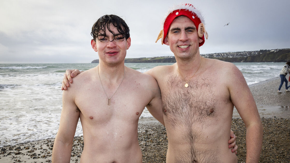 Christmas Day swim in Co Waterford is a great success