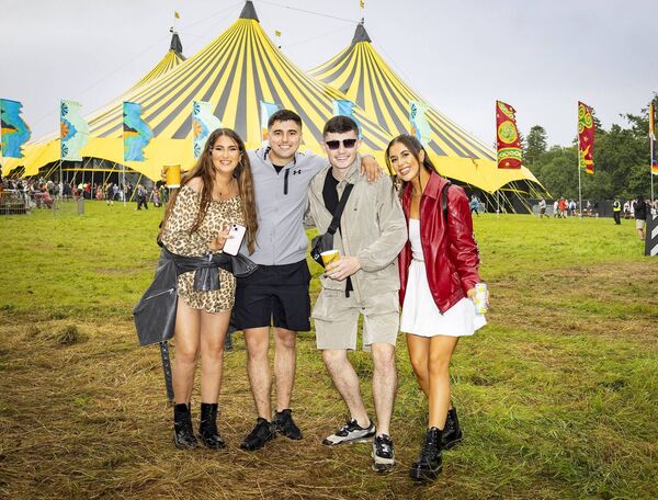 Katelyn Roche, Eddie Power, Josh Hall and Chloe Roche, at the ATN Festival. Photo: Joe Evans