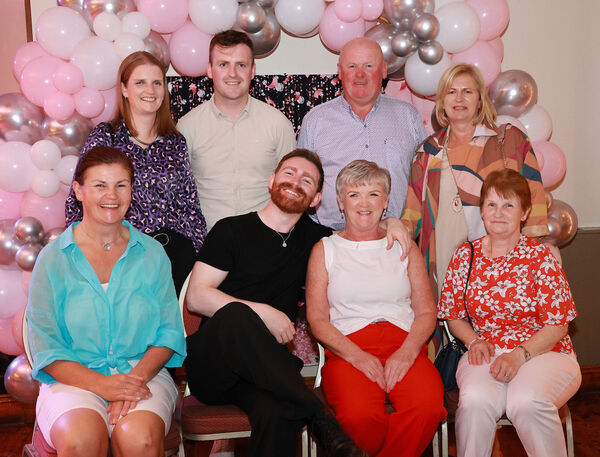 Members of the Rowe Family, pictured at the Mount Sion Centre for a retirement party for Bridie Rowe after 42 years as Care Assistant at UHW Maternity Ward. Photo: Joe Evans