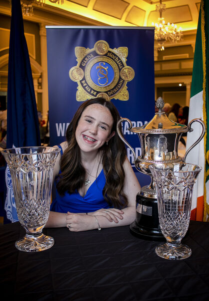  Pictured at City Hall for the annual Waterford Garda Youth Awards is Ava Walsh, Overall Winner of the Pat Noctor Award. Photo: Joe Evans