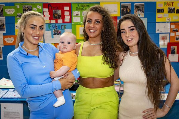 Brianna, Tommy Lee, Grace and Molly Moran, at the Butler Community Cente for Traveller Pride. Photo: Joe Evans