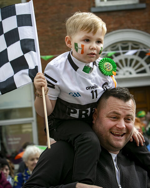  St Saviours Juvenile &amp; Little Saints Nursery Club, at the St. Patrick's Day Parade. Photo: Joe Evans