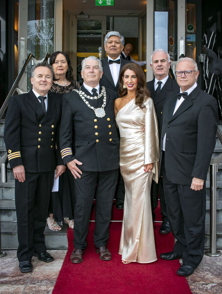  Metropolitan Mayor of Waterford Cllr Jody Power and guests at the Mayor's Charity Ball in the Tower Hotel. Photo: Joe Evans
