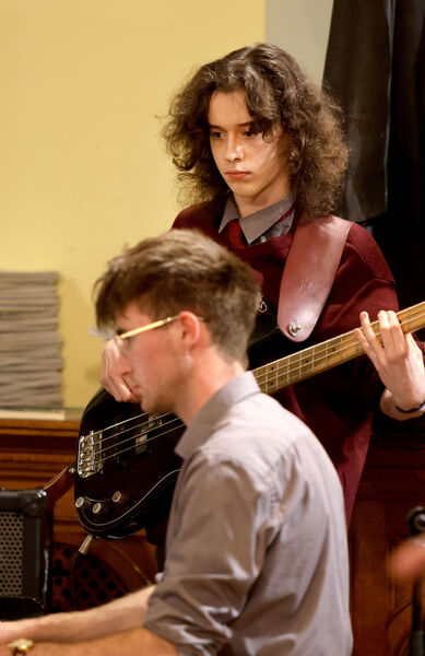  Oisin Langford and Luke O'Farrell, Members of the De La Salle College Senior Choir, who performed at the De La Salle College Christmas Concert.