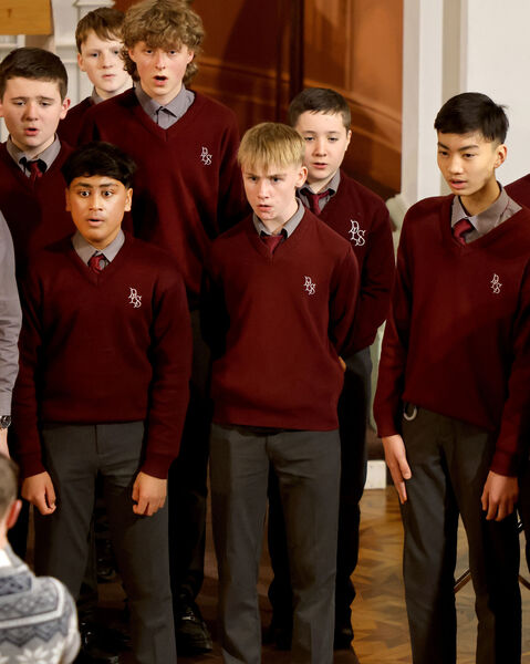  Members of the De La Salle College Senior Choir.