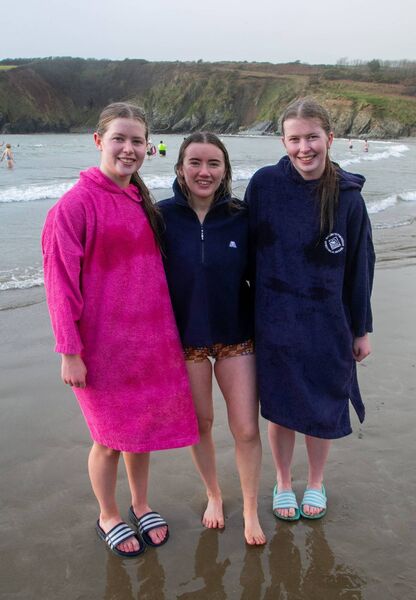Taking part were Ciara Power, Maeve Gill and Róisín Power. Photo: John Power