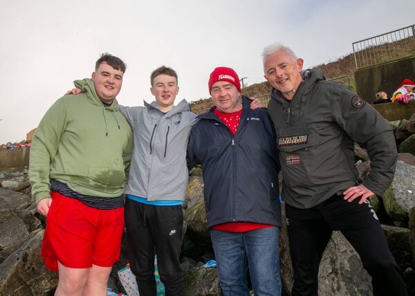 Taking part were Liam Organ, Riairí Organ, James Organ and Eddie Fitzgerald. Photo: John Power