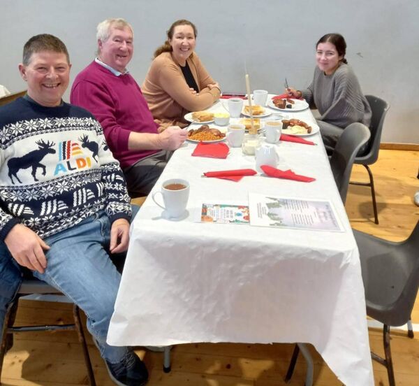 Pictured at the Big Breakfast event which was very well attended.