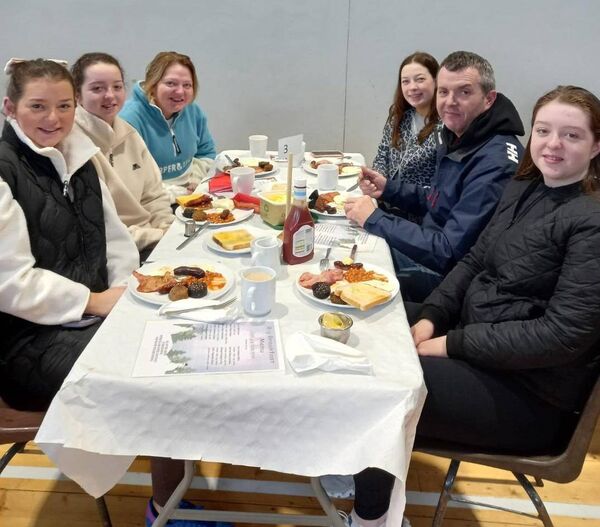 Pictured at the Big Breakfast event
