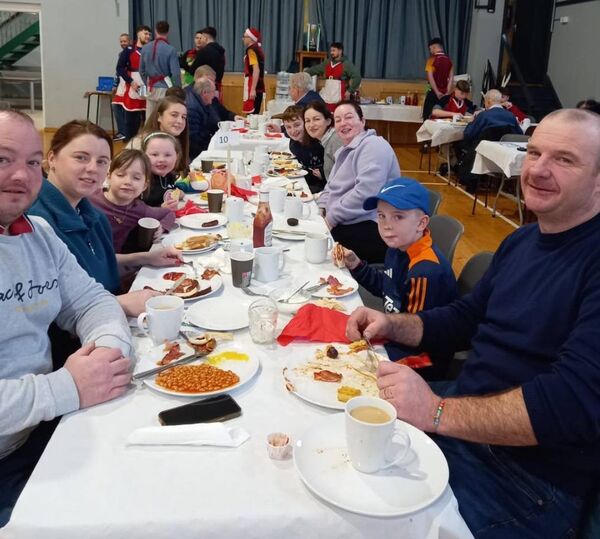 Pictured at the Big Breakfast event which was very well attended.