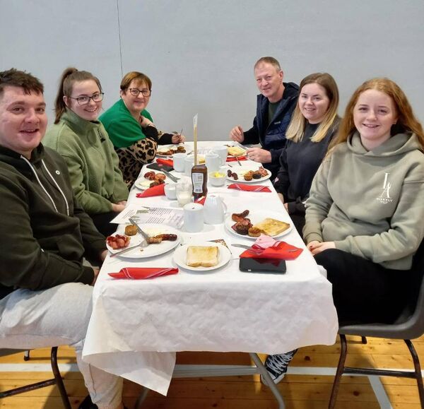 Pictured at the Big Breakfast event 