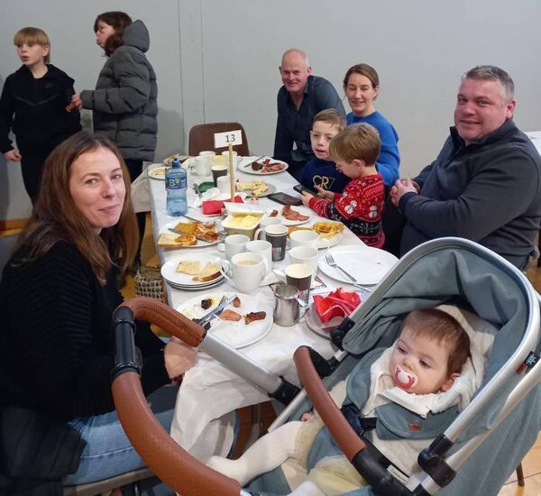 Pictured at the Big Breakfast event 
