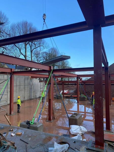 Ongoing work at the Haven Hotel. Ongoing work at the Haven Hotel.