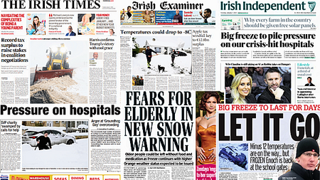 What the papers say: Tuesday's front pages