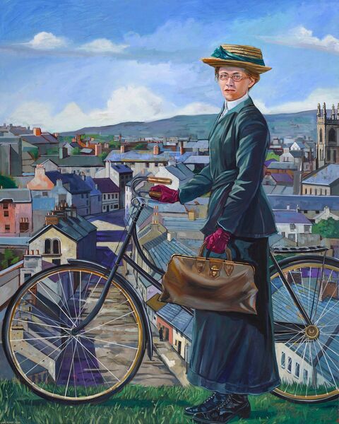 Portrait of Dr. Mary Strangman by Una Sealy