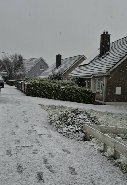 A snowy day in Waterford. Pic: Malena Fitzgerald A snowy day in Waterford. Pic: Malena Fitzgerald