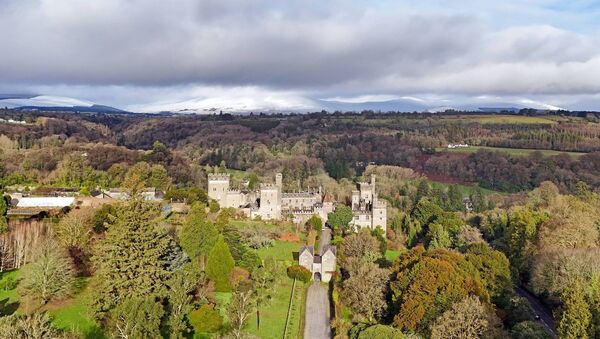 Snow capped Knockmealdown mountains behind Lismore Castle. Pic: Eddie Dee