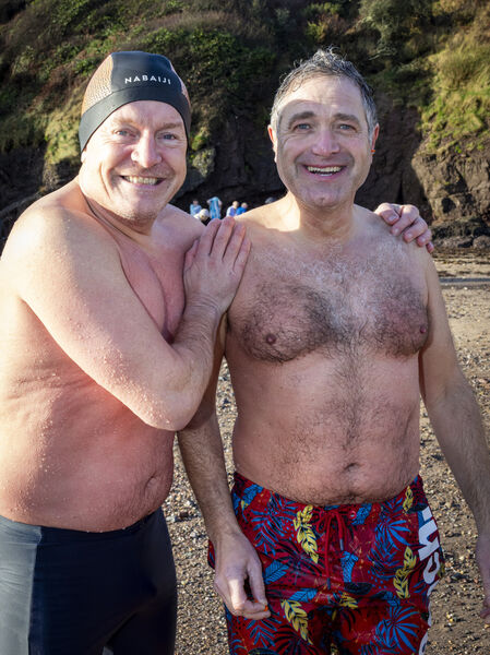  Edward and Paddy, at the St. Stephen's Day swim in aid of Waterford Helping the Homeless.