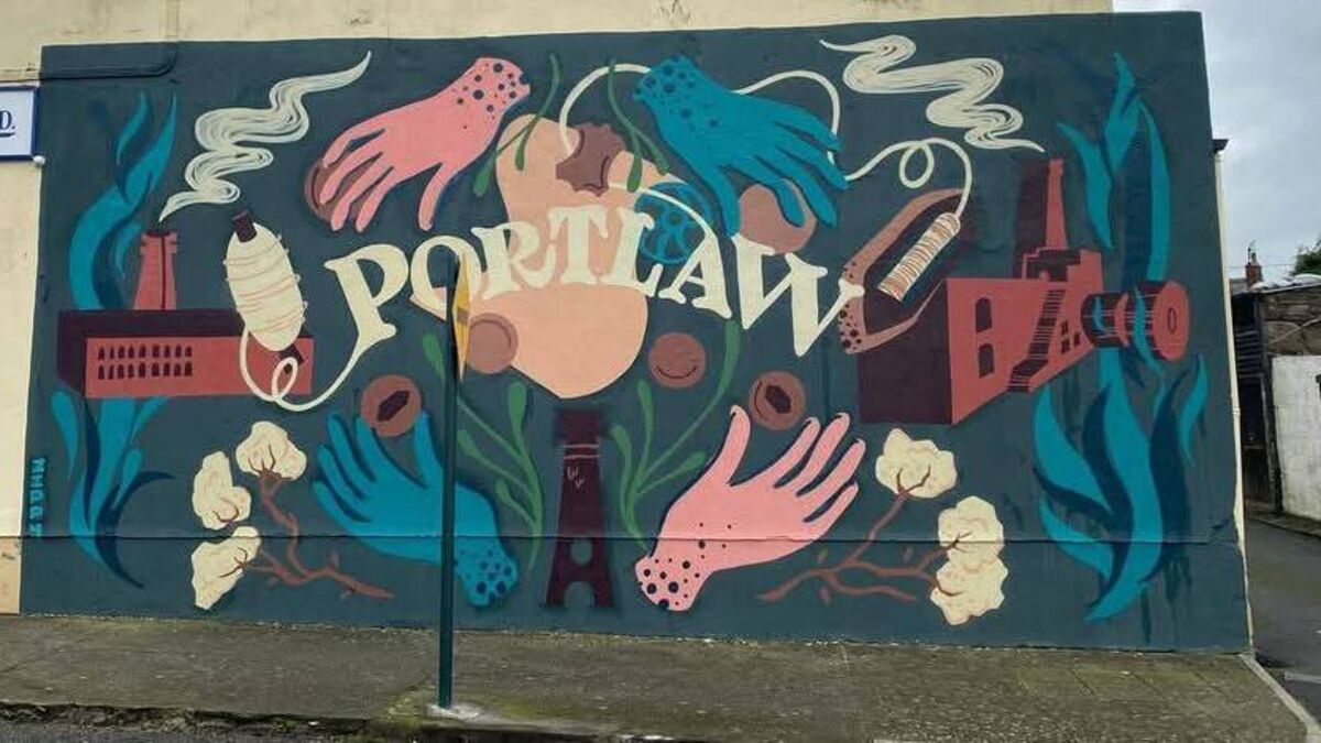 Fantastic mural unveiled in Portlaw in County Waterford