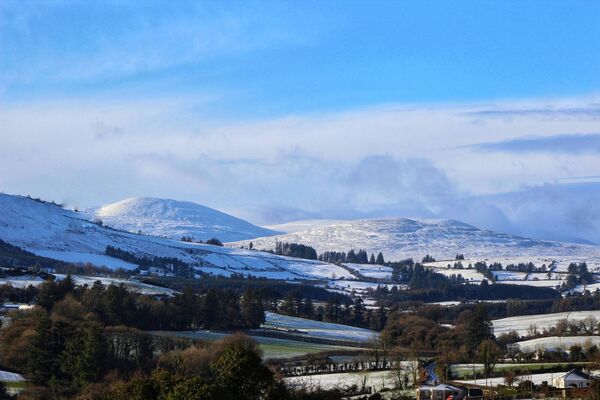 The Nire Valley with snow-capped mountains in the background. Pic: Patrick Kenealy The Nire Valley with snow-capped mountains in the background. Pic: Patrick Kenealy