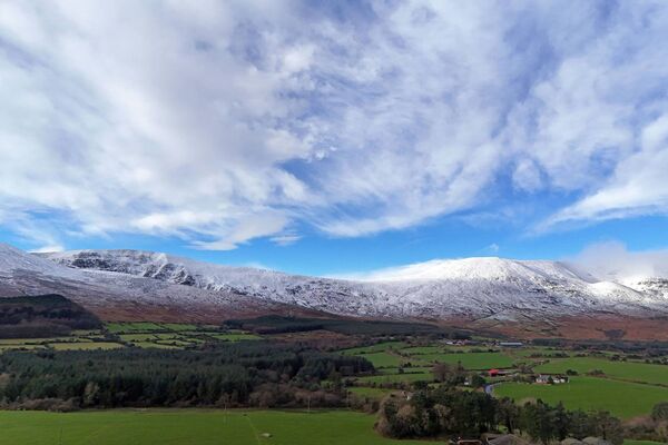 Snow capped Comeragh Mountains. Pic: Eddie Dee Snow capped Comeragh Mountains. Pic: Eddie Dee