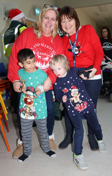  Former Cartamundi staff and Emergency Services kept up the Christmas tradition of visiting the special needs schools in Waterford.