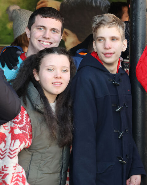 Pictured as former Cartamundi staff and Emergency Services visited Waterford special needs schools.