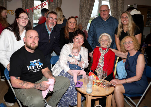  Pictured at the Killure Bridge Nursing Home annual Christmas Party.